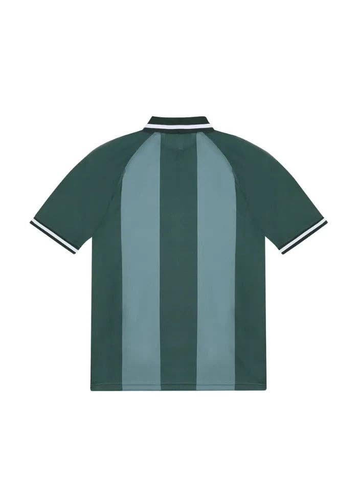 Polo Horda style calcio en mesh recyclé vert forêt: S