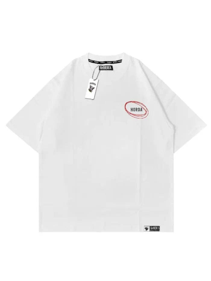 T-shirt «Vibes» coupe boxy 100% coton produit en Italie