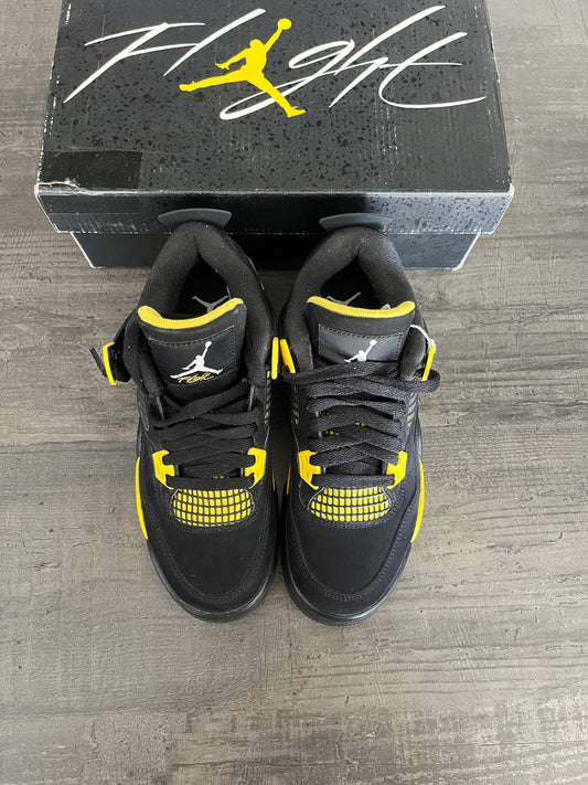 Seconde-Main Air Jordan 4 "Thunder Yellow" (Taille : 37.5 GS)