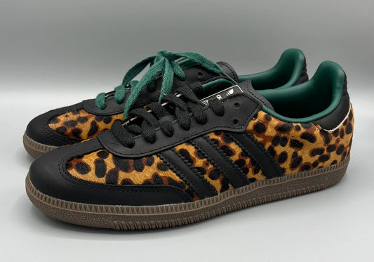 Adidas Samba OG "Leopard Print Green"
