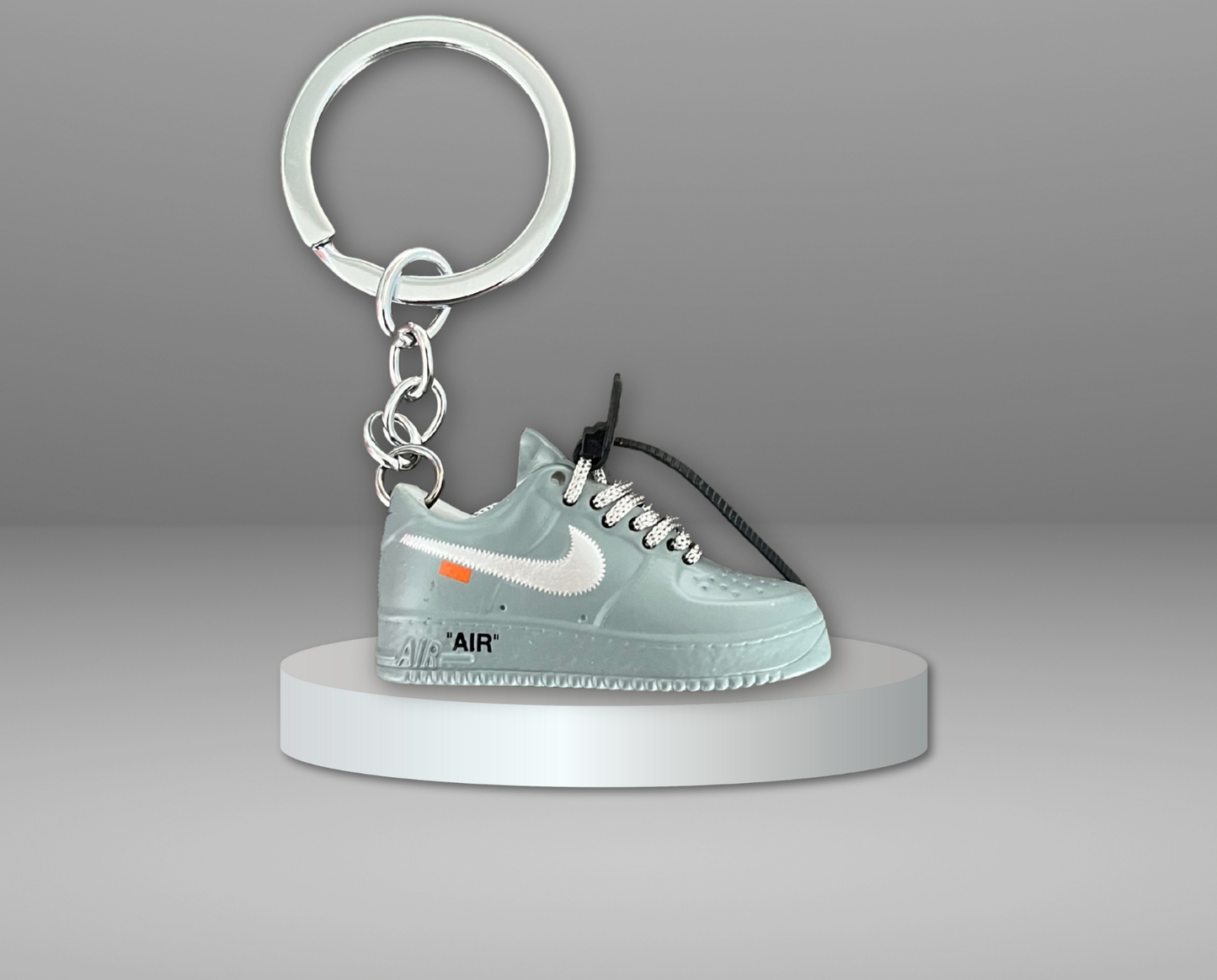 Porte-Clés Nike Air Force x Off-White Gris