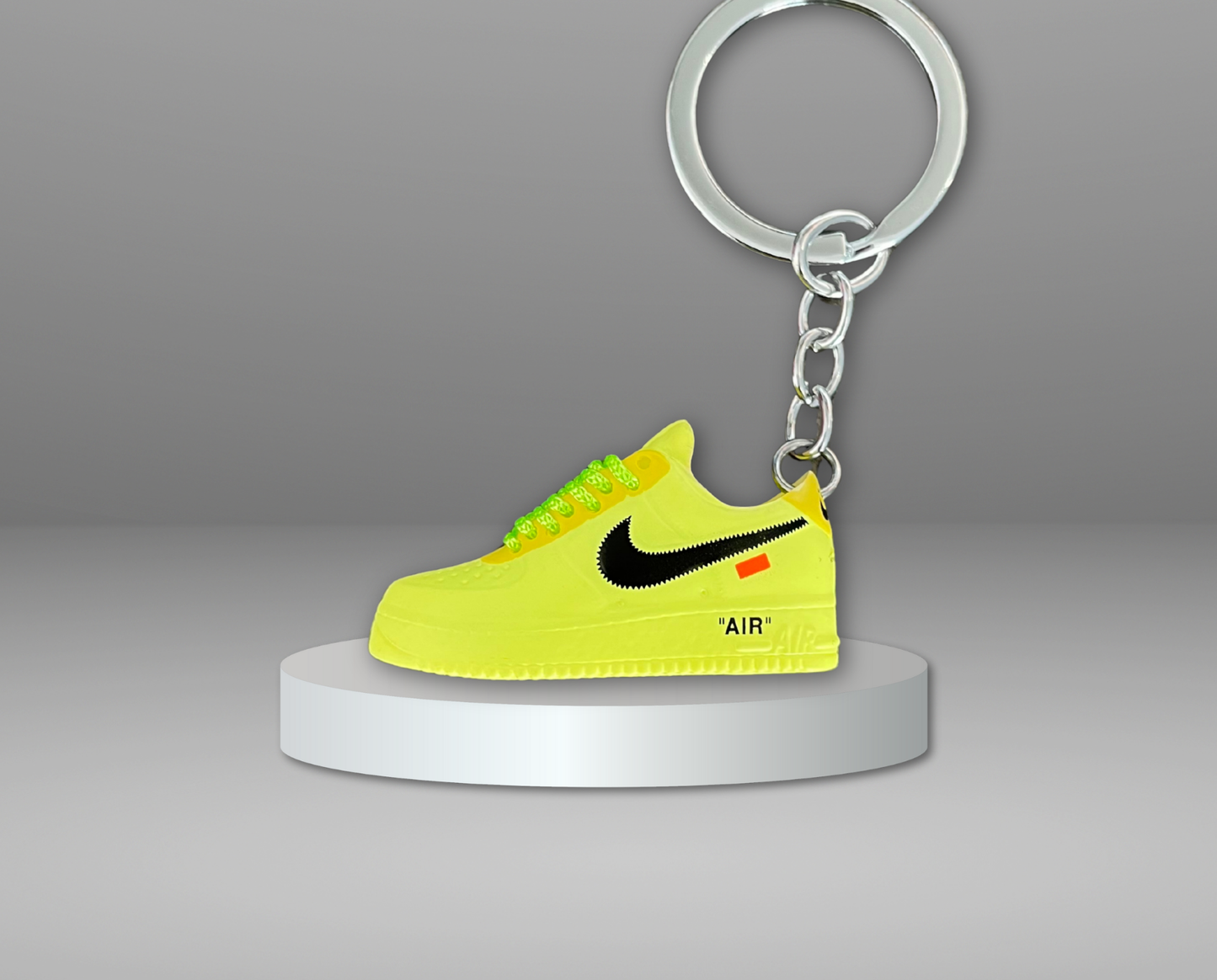Porte-Clés Nike Air Force x Off-White Jaune