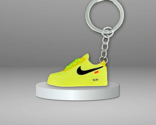 Porte-Clés Nike Air Force x Off-White Jaune