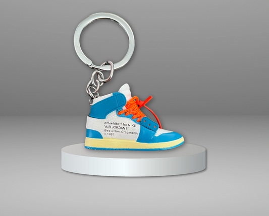 Porte-Clés Air Jordan x Off-White Bleu