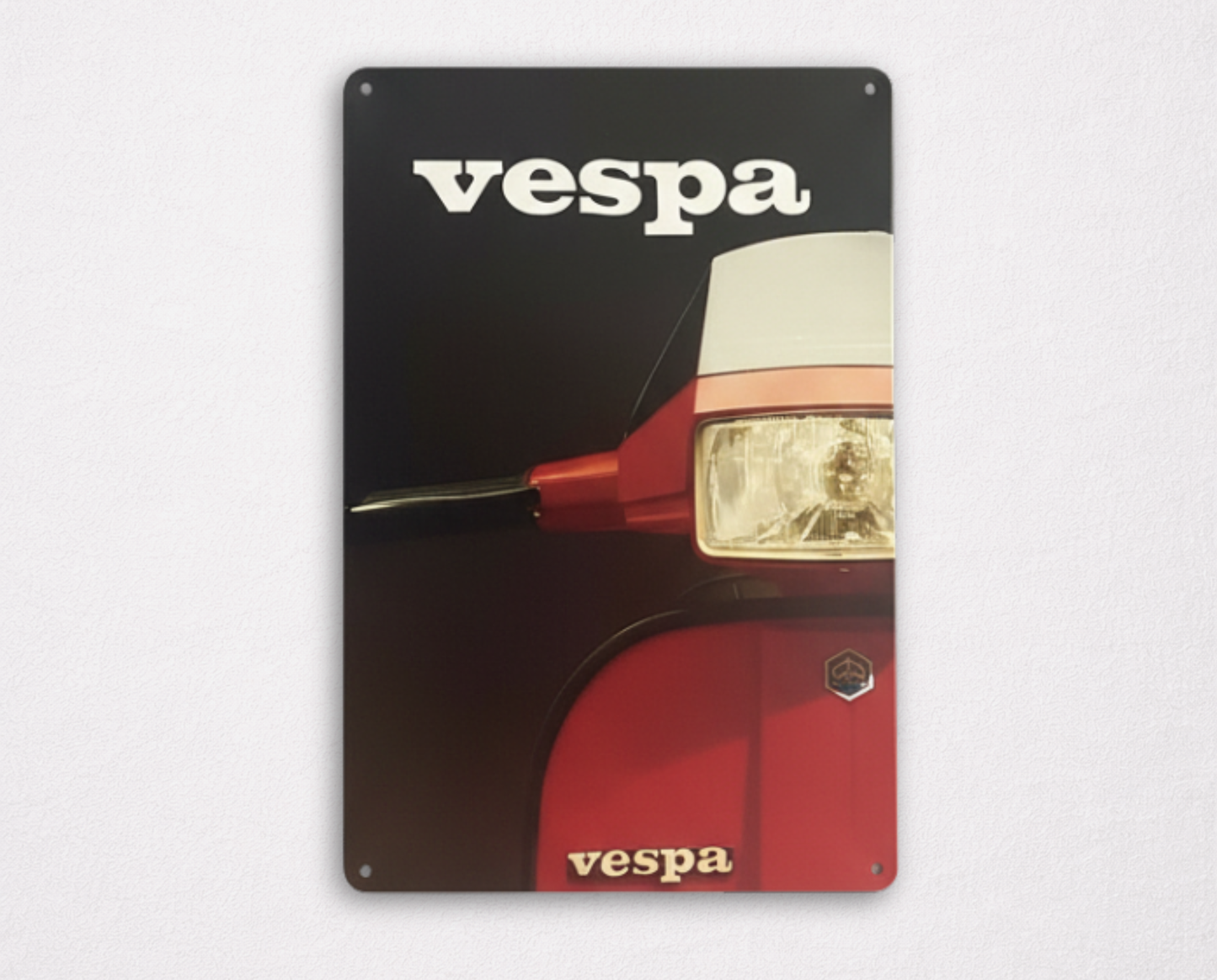 Affiche Métallique Vespa