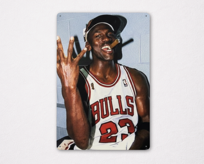 Affiche Métallique Michael Jordan