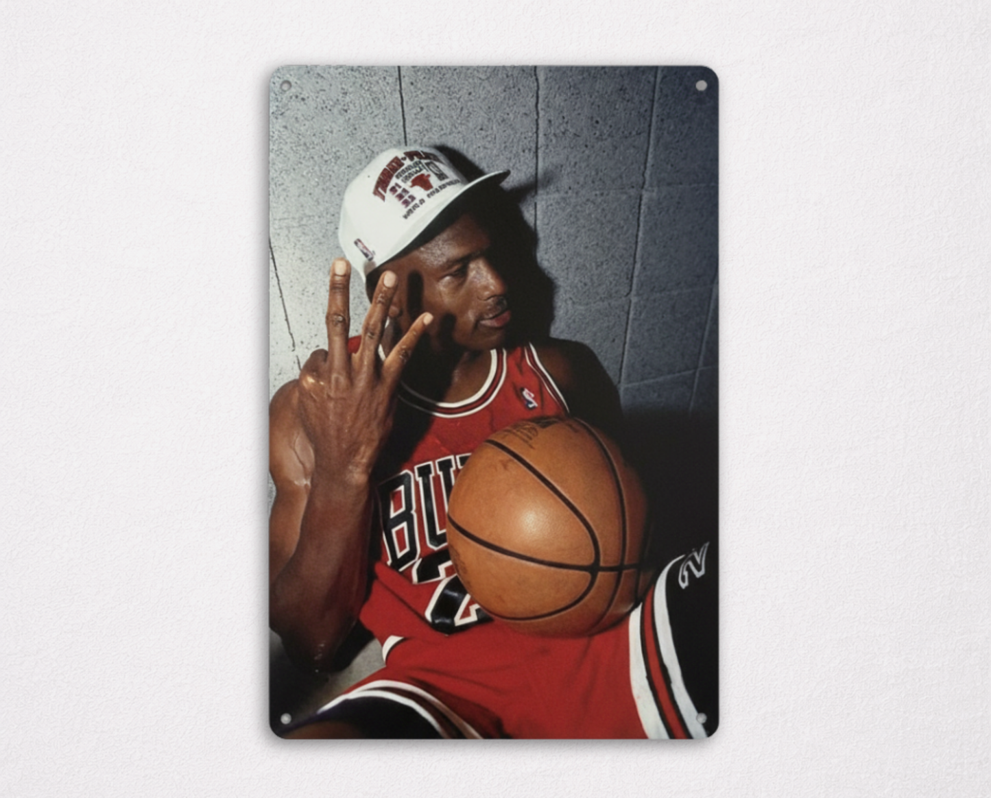 Affiche Métallique Michael Jordan