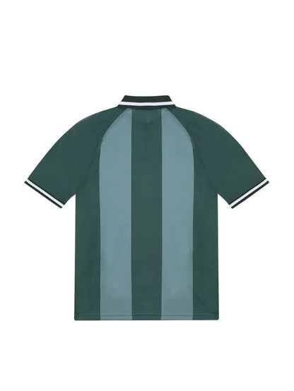 Polo Horda style calcio en mesh recyclé vert forêt: M