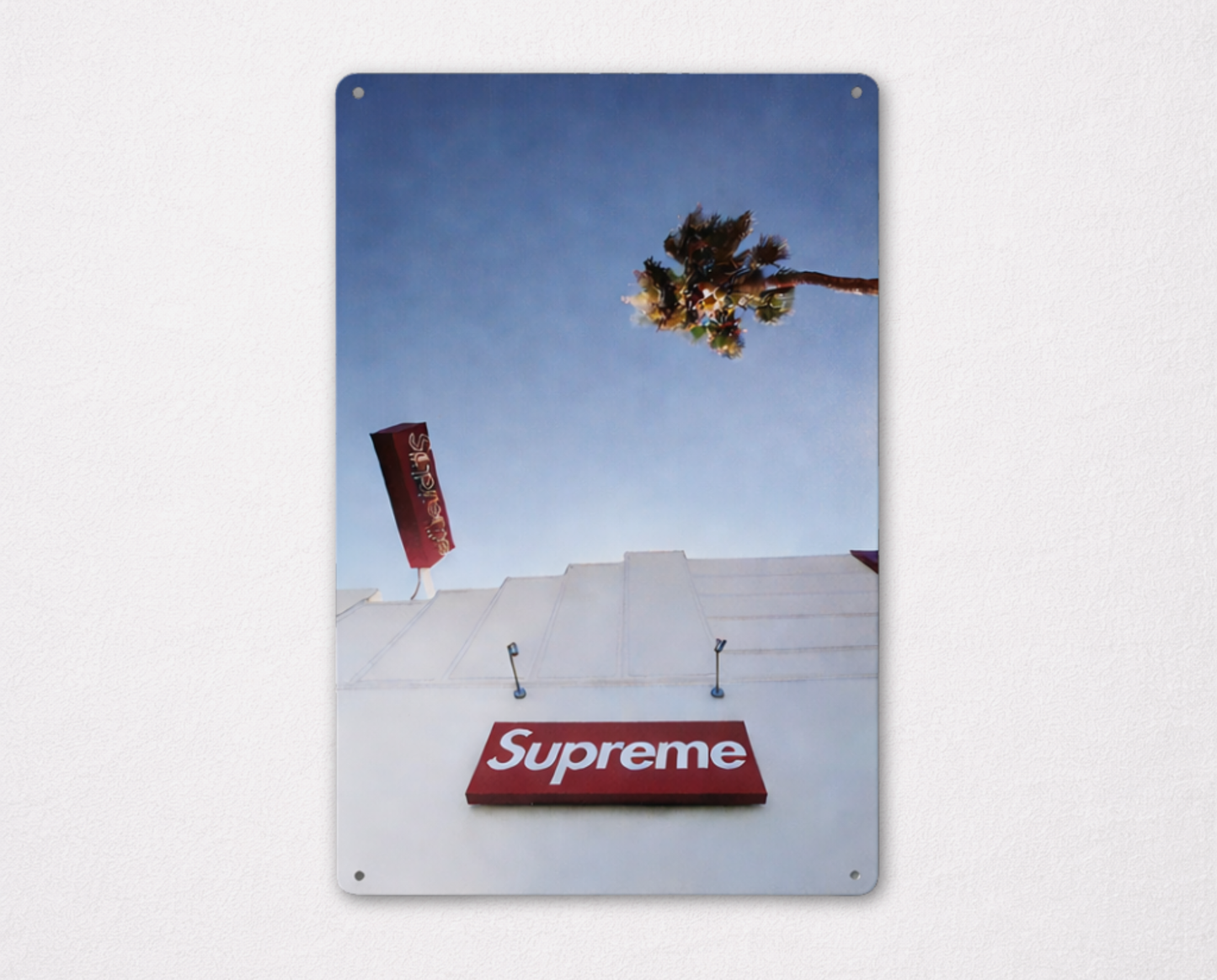Affiche Métallique Supreme - Los Angeles