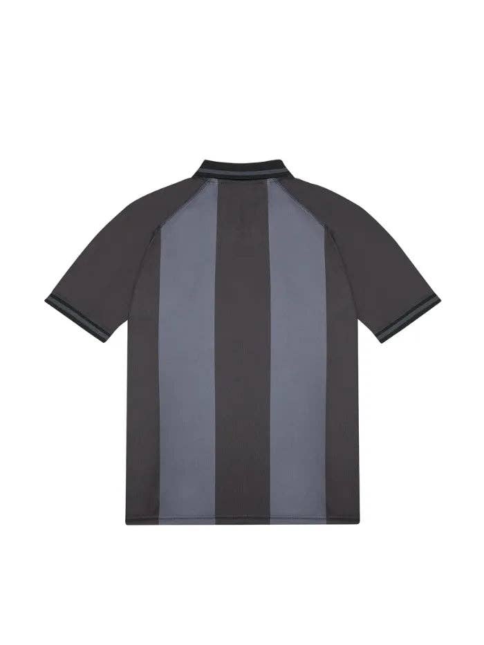 Polo Horda Style Football Maille Recyclée Gris Foncé: XL