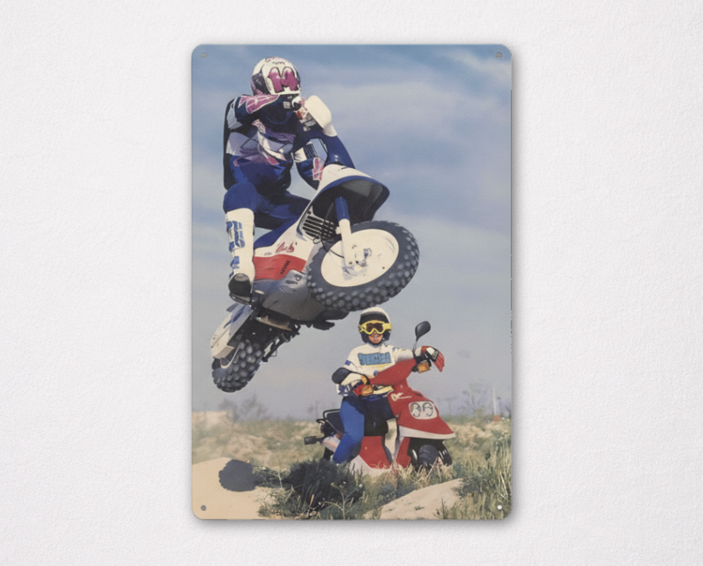 Affiche Métallique Honda Cub