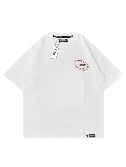 T-shirt «Vibes» coupe boxy 100% coton produit en Italie
