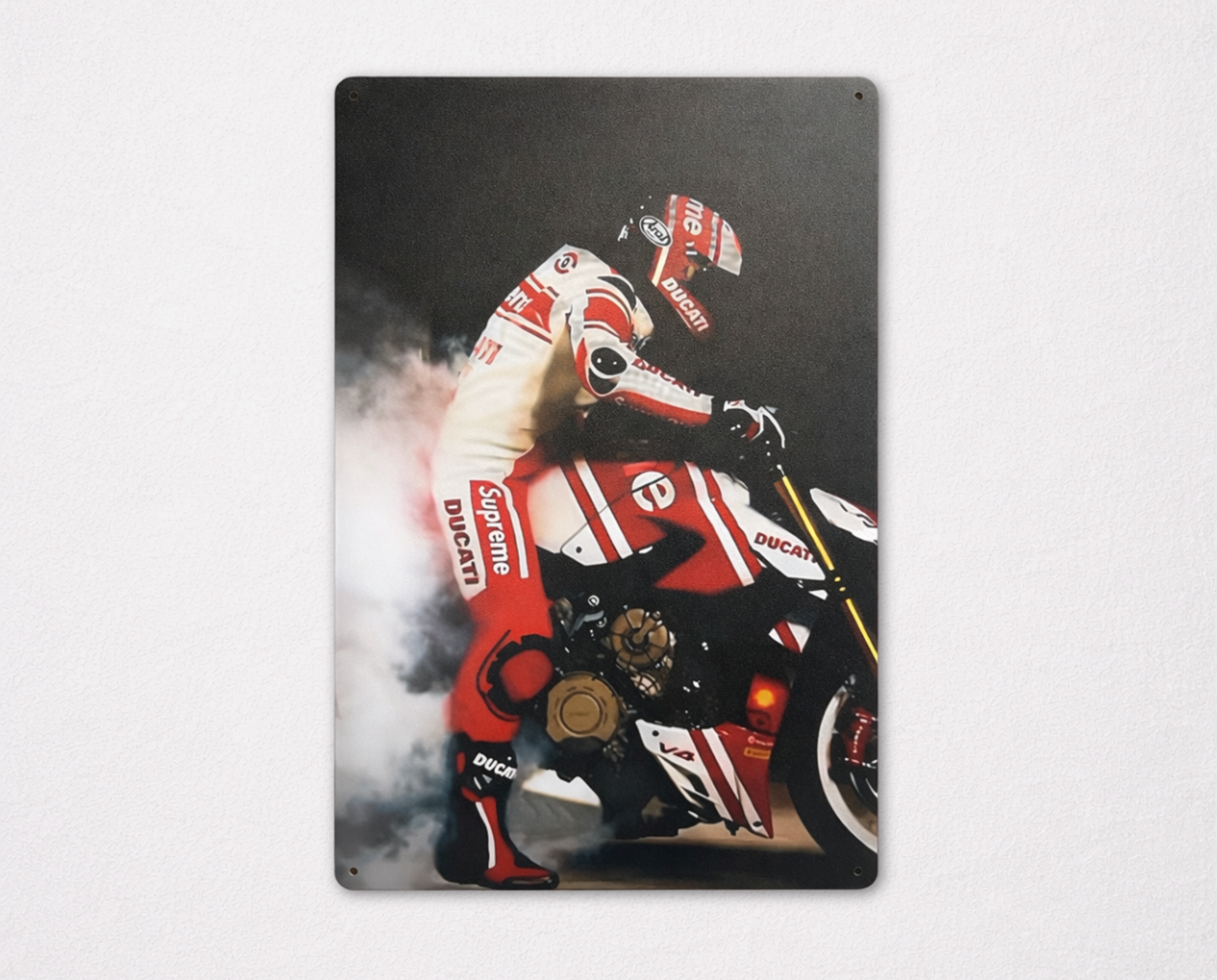 Affiche Métallique Ducati - Supreme
