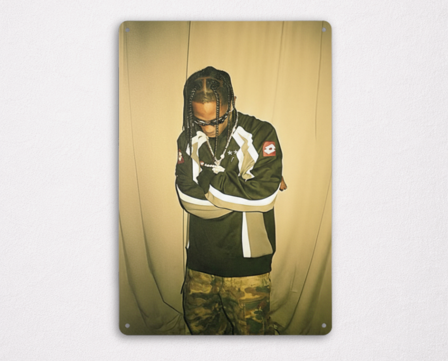 Affiche Métallique Travis Scott