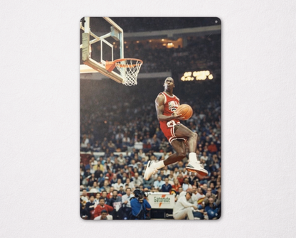 Affiche Métallique Michael Jordan