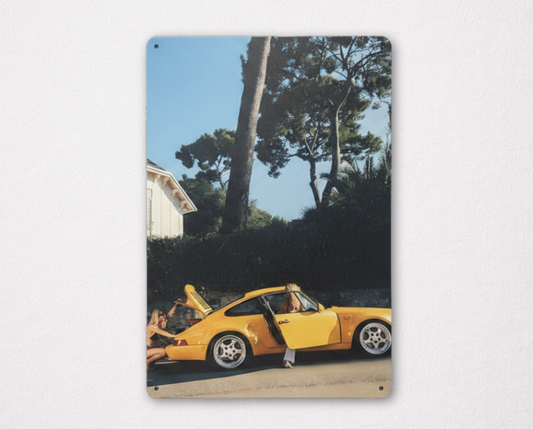 Affiche Métallique Porsche 911