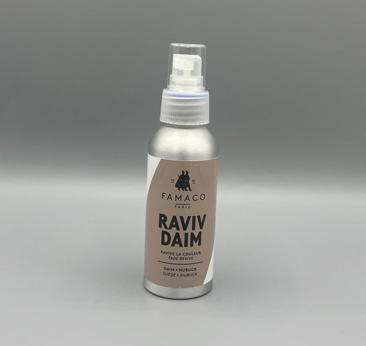 Famaco Raviv Daim – Spray Rénovateur Daim et Nubuck Incolore