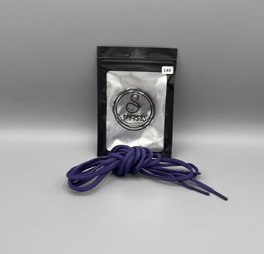 Purple Round Shoelace