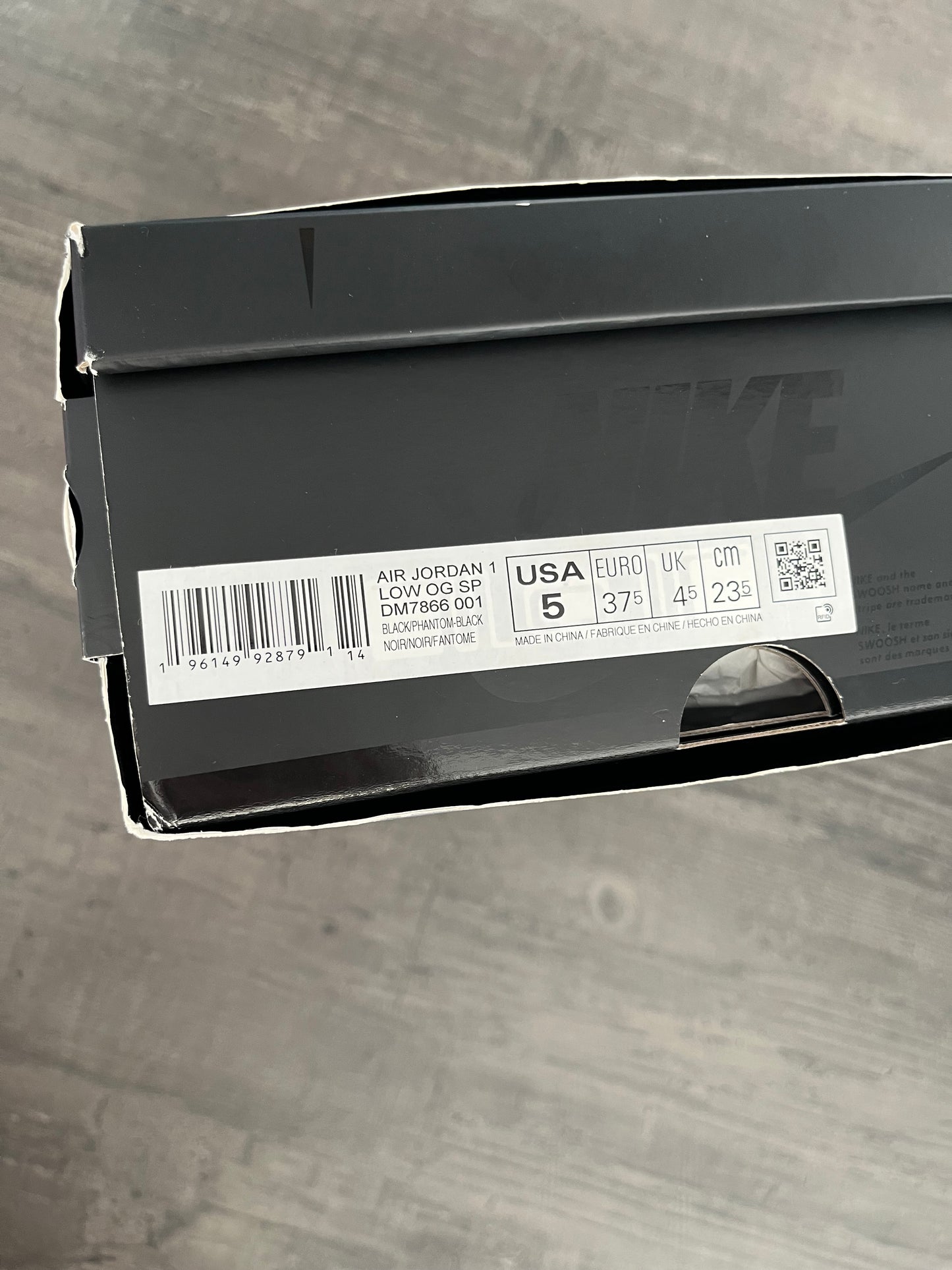 Seconde-Main Air Jordan 1 Low OG x Travis Scott "Black Phantom" (Taille : 37.5)