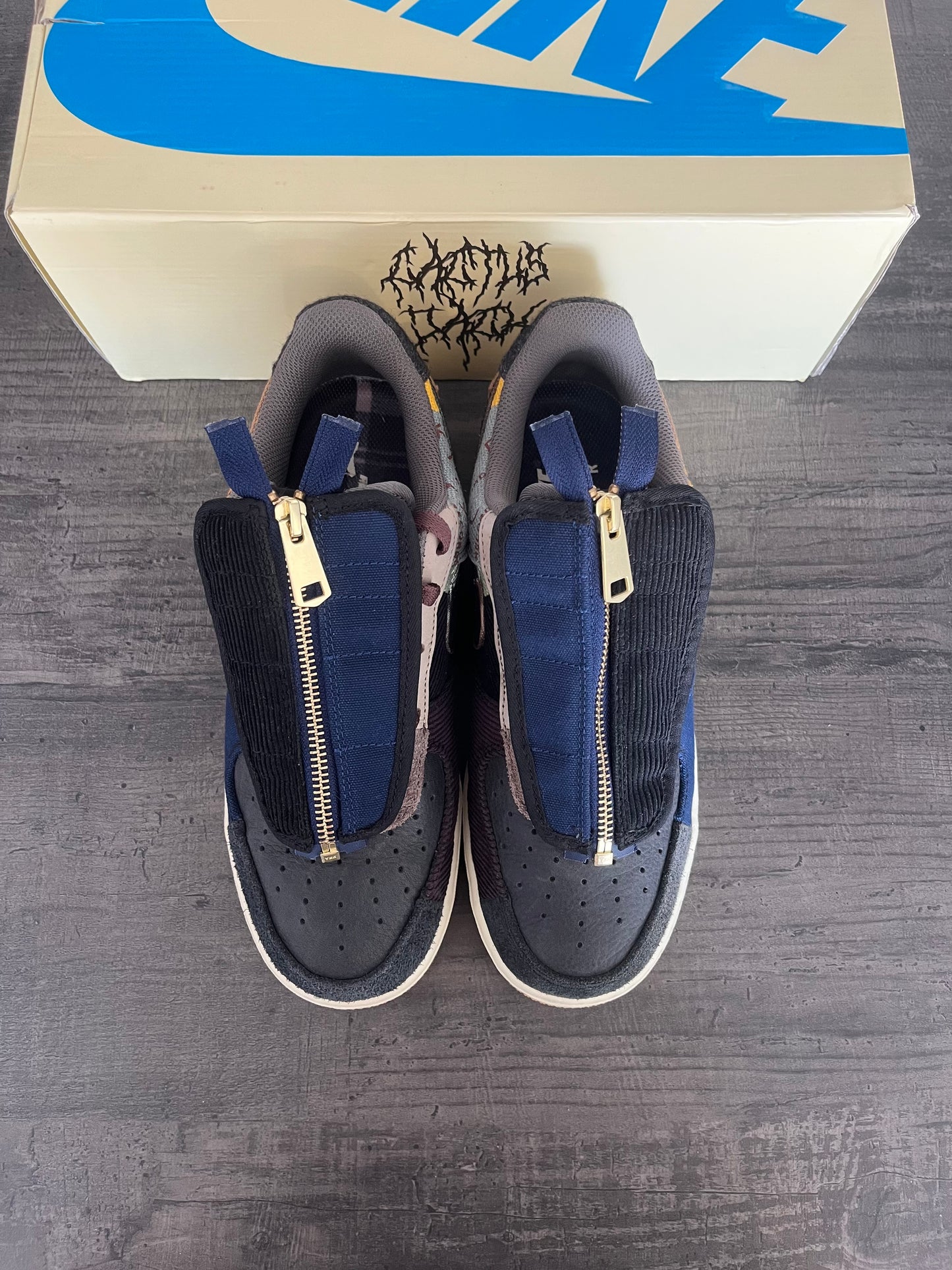 Seconde-Main Nike Air Force 1 Low x Travis Scott "Cactus Jack" (Taille : 40.5)