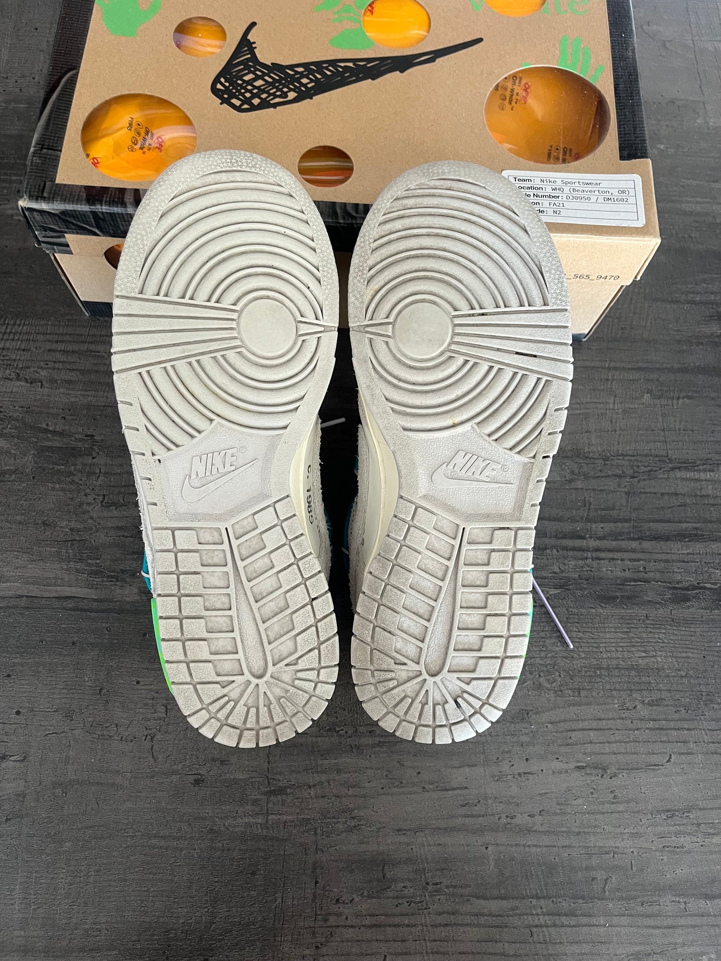 Seconde-Main Nike Dunk Low x Off-White "Lot 36" (Taille : 40)