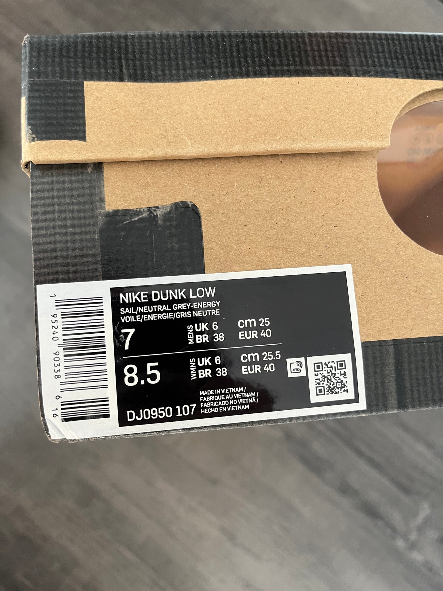 Seconde-Main Nike Dunk Low x Off-White "Lot 36" (Taille : 40)
