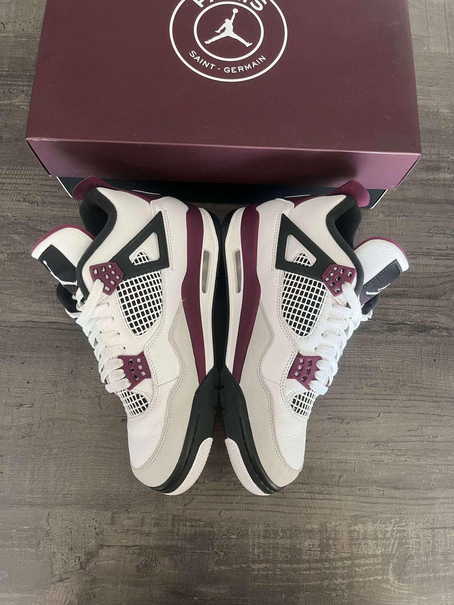 Seconde-Main Air Jordan 4 Retro x PSG "Bordeaux" (Taille : 40)