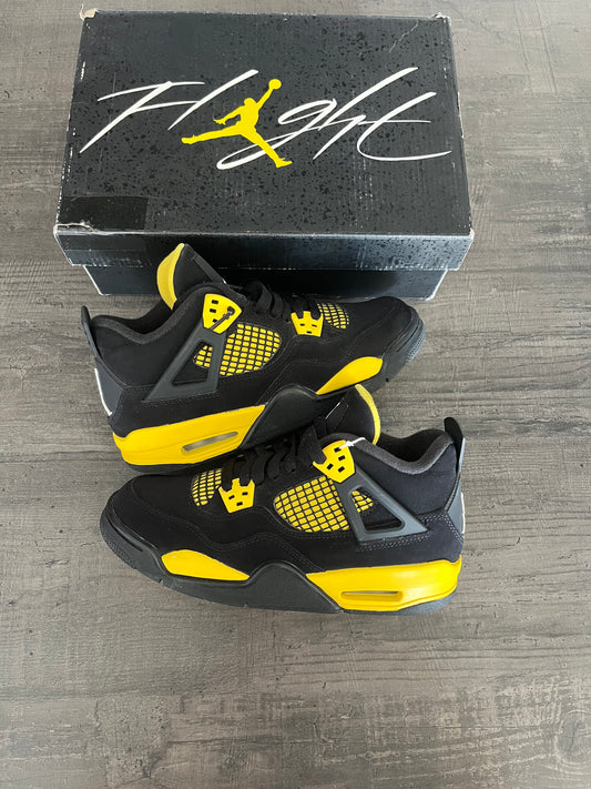 Seconde-Main Air Jordan 4 "Thunder Yellow" (Taille : 37.5 GS)