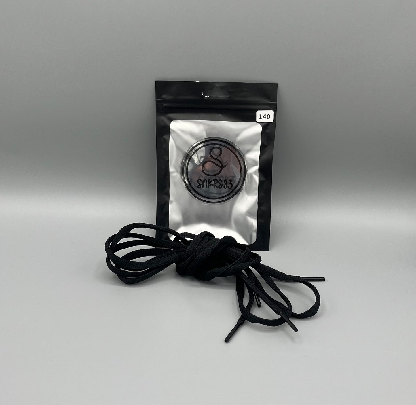 Lacet rond noir pour chaussures