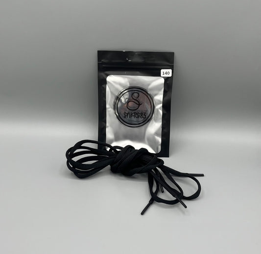 Lacet rond noir pour chaussures