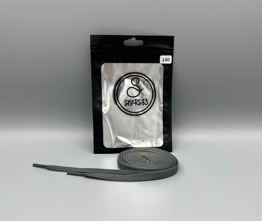 Lacet Plat Gris Foncé - snkrs83