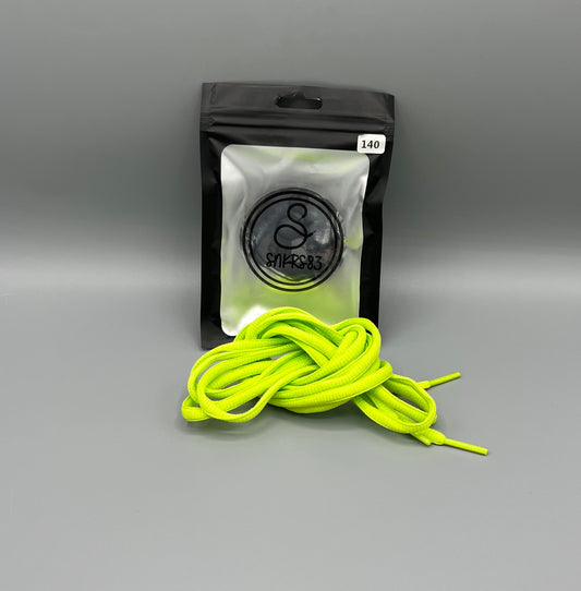 Lacets Rond Vert Fluo Chaussures