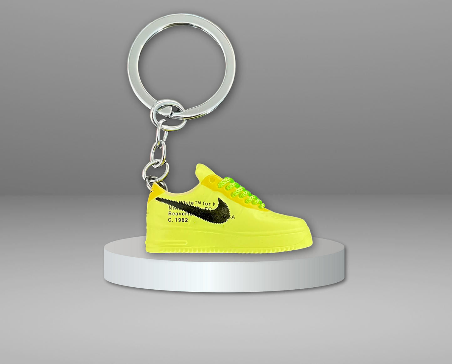 Porte-Clés Nike Air Force x Off-White Jaune