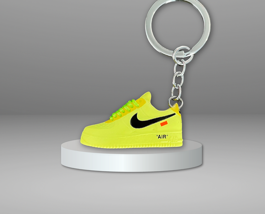 Porte-Clés Nike Air Force x Off-White Jaune